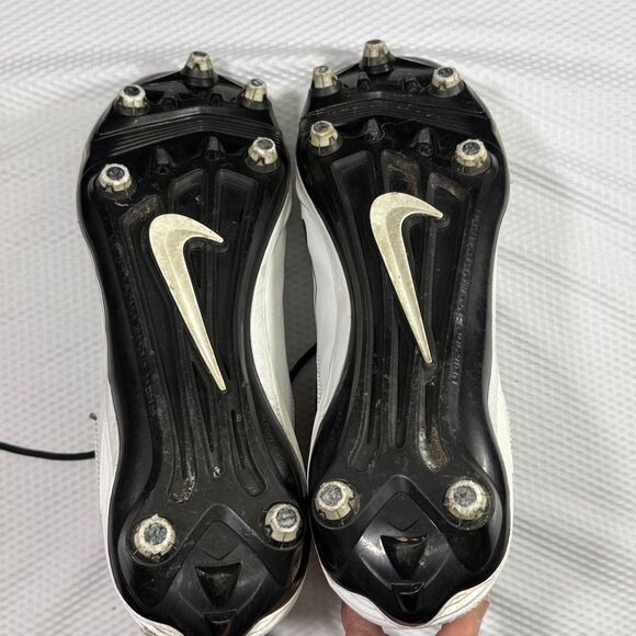 Nike Lunarlon Code Pro Black and White Football Cleats  Size 15 main image 9